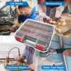 Double Side Tool Box Organizer, Hardware Storage Box, Portable Small