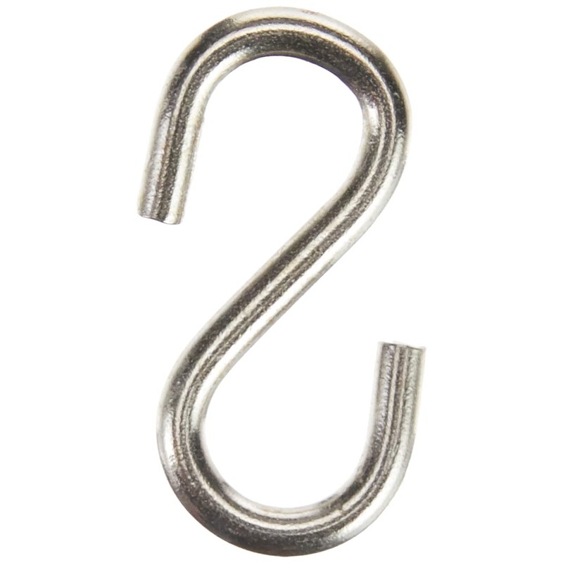 Chapuis 230/17Z 100 S-Hooks Zinc-Coated Steel Diameter 3 mm Opening