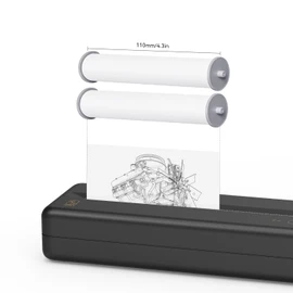 HPRT Printer Paper Rolls for MT810(2 Rolls | 4.3''x23')