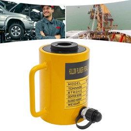 Hydraulic Cylinder, 30 Ton Porta Power Hydraulic Ram Industrial Lifting Cylinder, Portable Single Acting 2" Inch Stroke Hydraulic Jack for Shipbuilding, Bridge, Construction (Yellow)