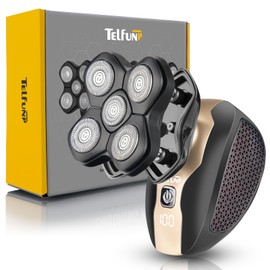 Telfun Detachable Head & Body Hair Shaver, Magnetic Electric Razor for Fast Shaving