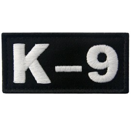 Tactical K9 Dog Glow in the Dark Embroidered Velcro Patch