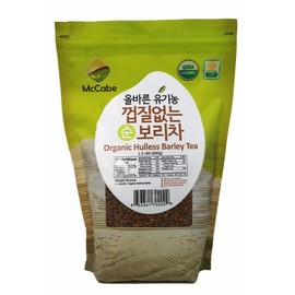 McCabe ORGANIC Hulless Barley Tea 1.5 lbs, USDA Organic, Roasted & Packed in USA