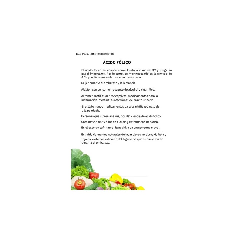 Parche Vitamina B12 Plus, C, E, Acido Fólico - One