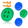 4 Pieces 5 Gallon Bucket Lid with Bucket Lid Opener,Plastic