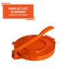 IMUSA USA Aluminum Tortilla Press 8-Inch, Orange