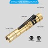 PATIKIL Mini Flashlight with Clip, Super Light Small LED Pen