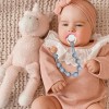 Seposeve 4 Pak Pacifier Holder Clips, Keeps Pacifier Clean, Soft