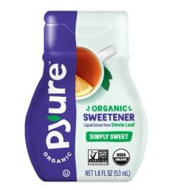 Pyure Organic Liquid Stevia Extract Sweetener, Simply Sweet, Sugar Substitute, 2