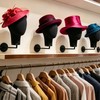 21in Wig Head Wall Mount Mannequin Head for Caps,Canvas Hat