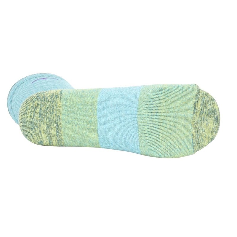 Darntuff 19441903 Women's 1903 Micro Crew Cushion, aqua heather