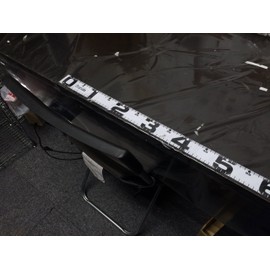 Orludo Fishing Tackle qb600015a01n0 Fishing Measure Sticker Width 15.7 x Length 31.5 inches (40 mm) x Length 31.5 inches (80 cm), Perfect for Sticking to Coolers, Tackle Boxes, Etc., Cut and Adjust the Length Freely, Fishing Stickers, Stickers, Logo, Let