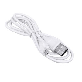 kybate 5ft White Micro USB Charging Cable PC Laptop DC Charger Power Cord for Soundcast VG1 Premium Waterproof Bluetooth Wireless Speaker Sound Cast