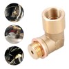 2PCS O2 Sensor Spacer, 90 Degree Angled Premium Brass Bung