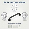 Pack of 2 Grab Bars for Seniors, 30 cm Stainless