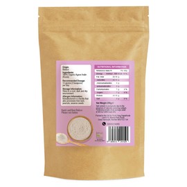 Organic Inulin Prebiotic Fibre Powder – 250g, by Yin & Yang Superfoods. Agave Inulin, Vegan, GMO and Palm Oil Free.