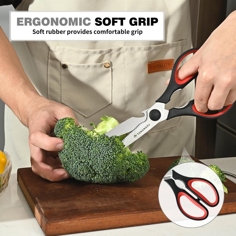 Kitchen Cooking Shears Heavy Duty Kitchen Scissor with, Detachable, All