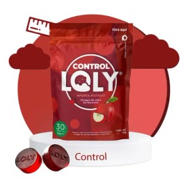 Gomitas Loly Vinagre De Manzana Sabor Fresa 30 Pzs Control De Apetito                                                                                 