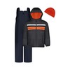 Weather Tamer Boys' 3-piece Heavyweight Bib Snowsuit Jacket and Snow