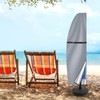 Teynewer Parasol Cover Waterproof, Cantilever Parasol Protective Cover with Telescopic