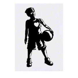 'Basket Ball Boy' Temporary Tattoo - Water Resistant, Skin-Safe, Non-Toxic Transfer (TO00069835)