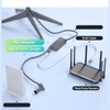 Ethernet Adapter for Rectangle Dish Satellite Internet V2,Starlink to RJ45