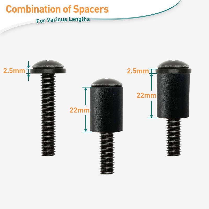 ELIVED Universal VESA Screws Set for TV Mounting, Hardware Kit
