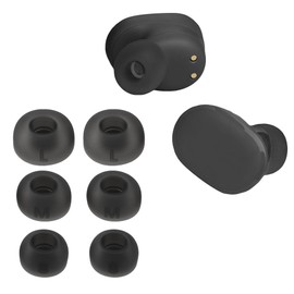 kwmobile 6X Polster kompatibel mit JBL Tune Buds - 3 Größen - Silikon Ohrstöpsel In-Ear Kopfhörer