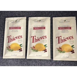 Young Living ~ Thieves Household Cleaner 1 fl oz Single Packet x3