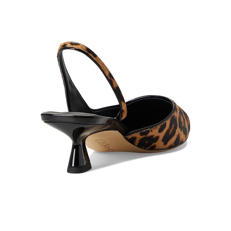Franco Sarto Women's Devin Pump, Camel Brown Leopard Print, 9