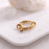 RAIFIN 14K Gold Plated Stackable Rings for Women - Waterproof