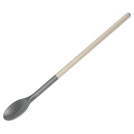 Rosti Optima Plastic Cooking Spoon, Mixing Spoon, Heat Resistant up to 220°C, Dishwasher Safe, Made of Nylon, Length 30 cm, Diameter Head 5.5 cm, Humus