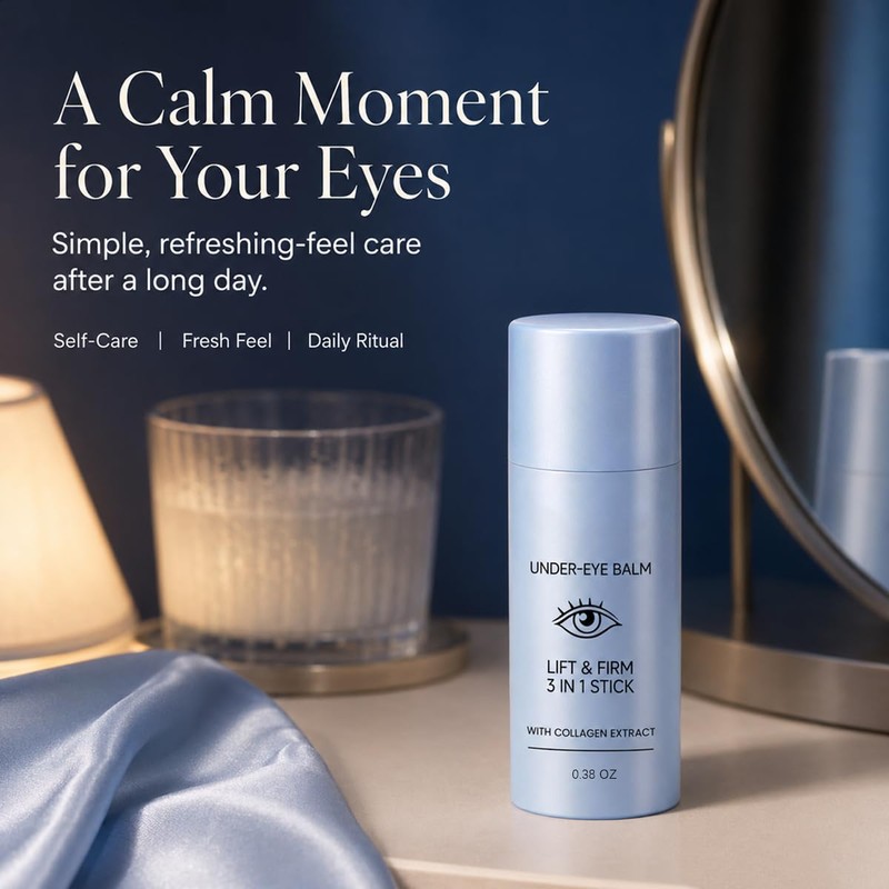 Under Eye Balm, Hydrating & Smoothing Eye Balm for Dark