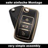 FOAMO Car Key Case Compatible with VW Golf 6, Seat,