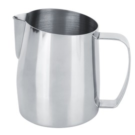 400ml Stainless Steel Foamer Cappuccino Milk Jug Milk Frothing Jug Latte Art for Home Coffee