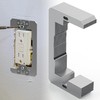 Wuno Shop Wall Plate Spacer,Metal Single Gang Device Leveler,Flush Fit