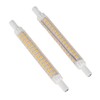 2Pcs R7S 98LED Bulb Double Ended 118mm Dimmable Flood Light