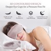 SGMSILK 100% 22 Momme Mulberry Silk Sleep Mask with Adjustable