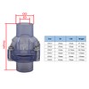 OemClima Drain non return flap valve for sewer pipe anti