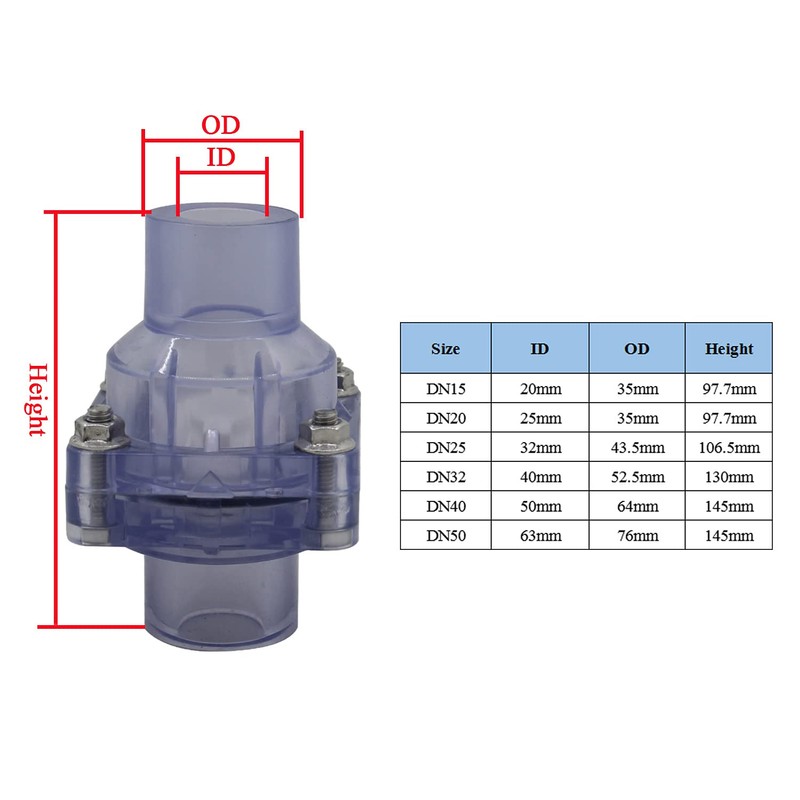 OemClima Drain non return flap valve for sewer pipe anti