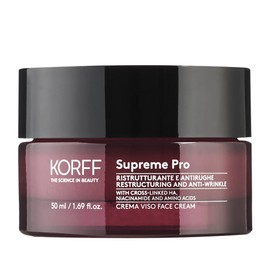 Korff Supreme Pro Regenerating and Wrinkle Free Face Cream with Hyaluronic Acid for All Skin Types 50ml