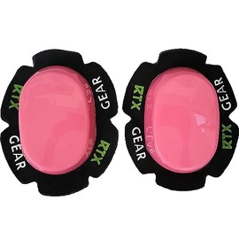 RTX Leathers Universal Durable Motorcycle Knee Sliders Motorbike Knee Slider Pucks - Hook and Loop Backed for Racing/Trackday Training/Road Motorbike Riding. (Pink)