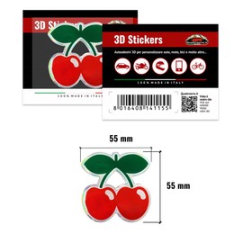 4R Quattroerre.it 14115 3D Sticker Cherry
