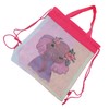 Backpack Bag WearResistant Large Capacity Rhinestones Painting with Drawstring Home