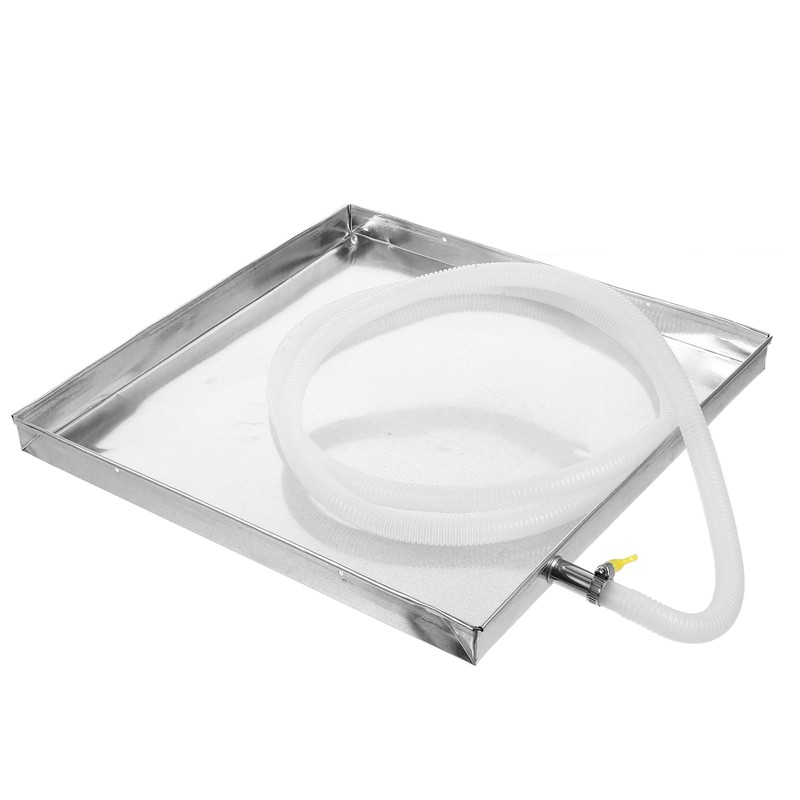 Mikikit Air Conditioner Drip Pan, Portable AC Drip Pan Stainless