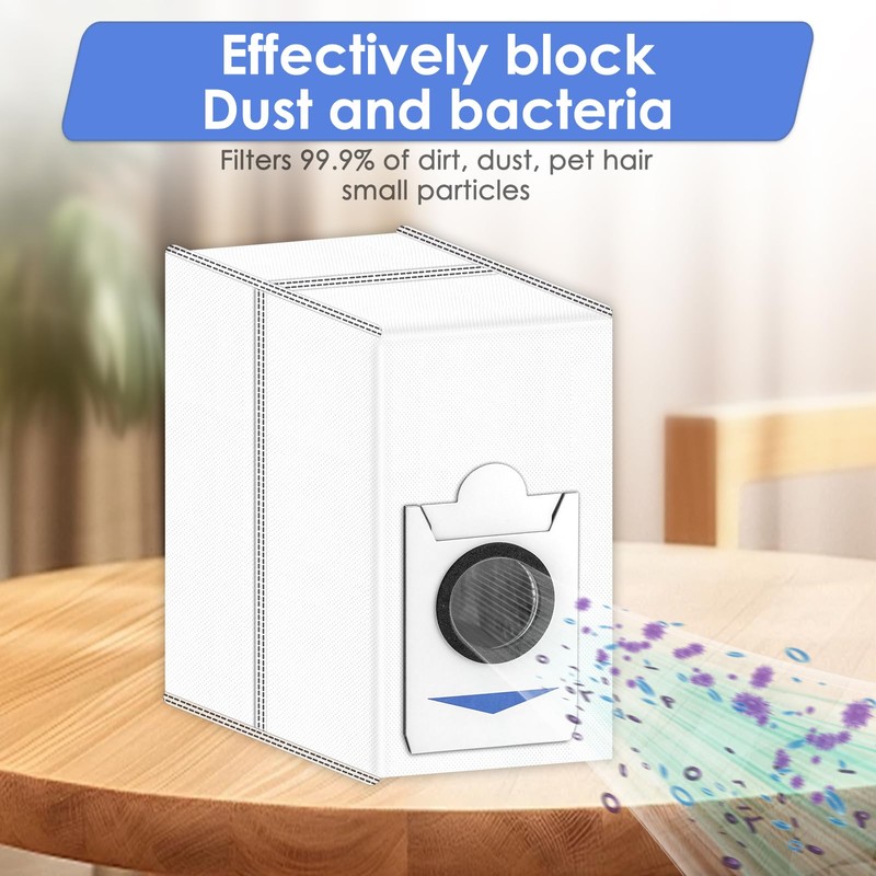 (9 Pack) T30s Combo Replacement Dust Bags Compatible With ECOVACS