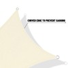 SUNNY GUARD Sun Shade Sail 12'x12'x12' Triangle Cream UV Block