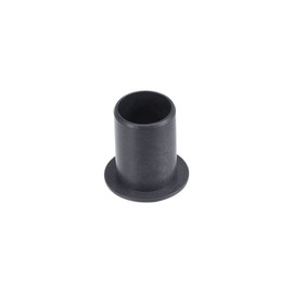 sourcing map Flanged Sleeve Sleeve Bearing 12 mm Bore 14 mm Outer Diameter 20 mm Length POM Coated Oil-Free Bushings Black