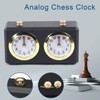 LOYALHEARTDY Mechanical Chess Clock Analog for Board Games International Chess