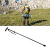 Hiking Poles Aluminum Alloy Plastic Rubber Collapsible Lightweight Folding Walking